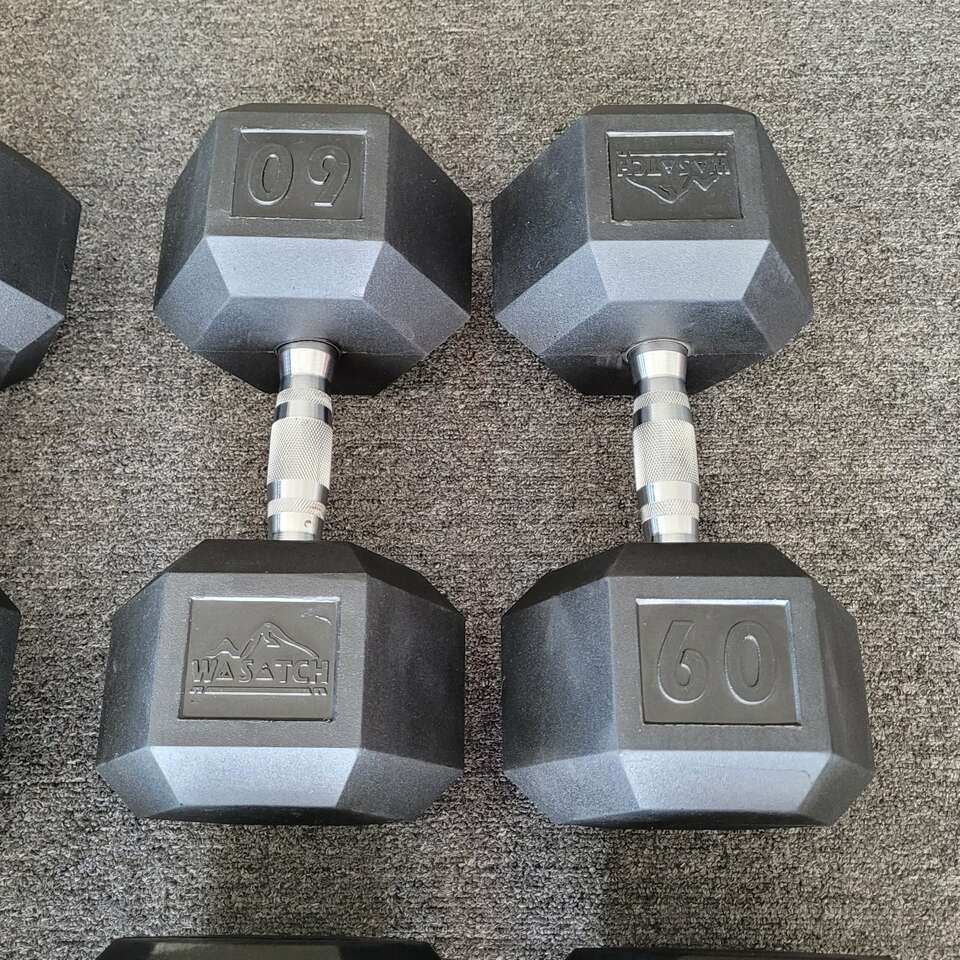 Pair of 60LB Dumbbells New with Warranty