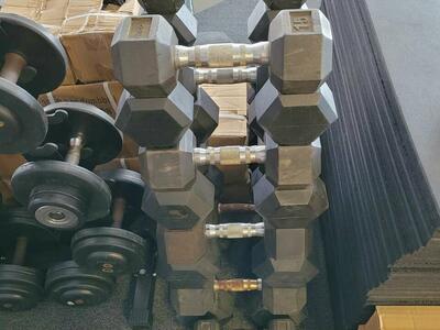 10-50LB Hex Dumbbell Set