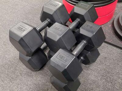 Olympus Elite Commercial Dumbbells - pair 45 55 65
