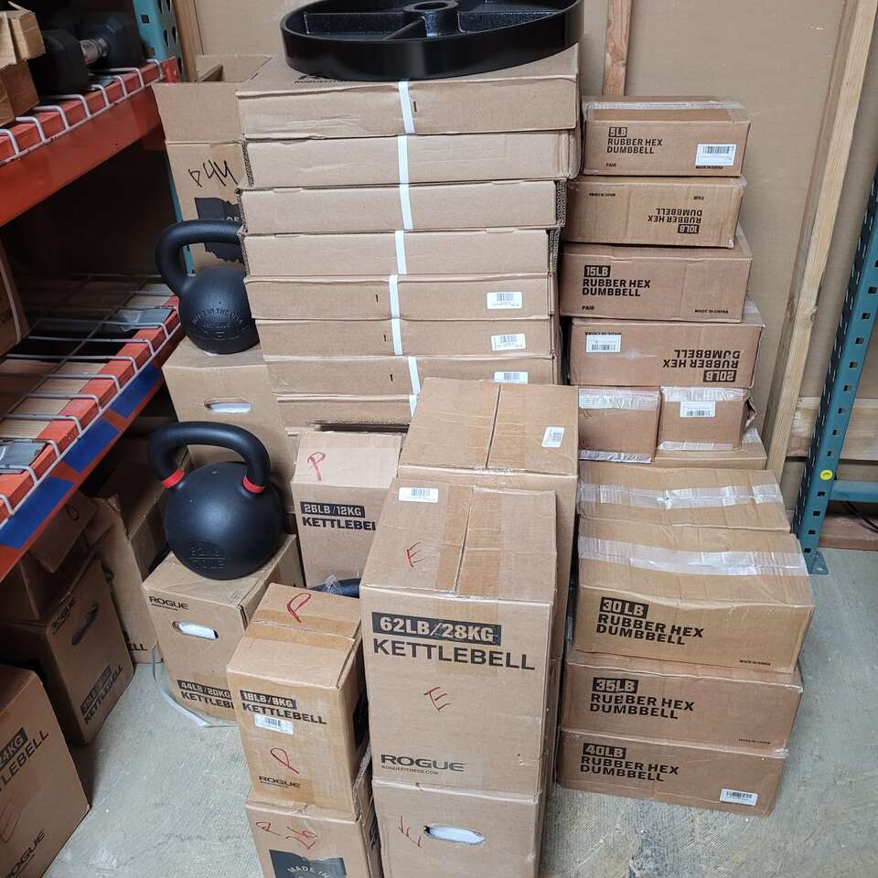 Boxed Rogue Fitness Equipment *Also some used*