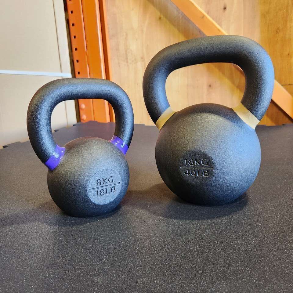 2 Kettlebells - Perfect Starter Sizes.