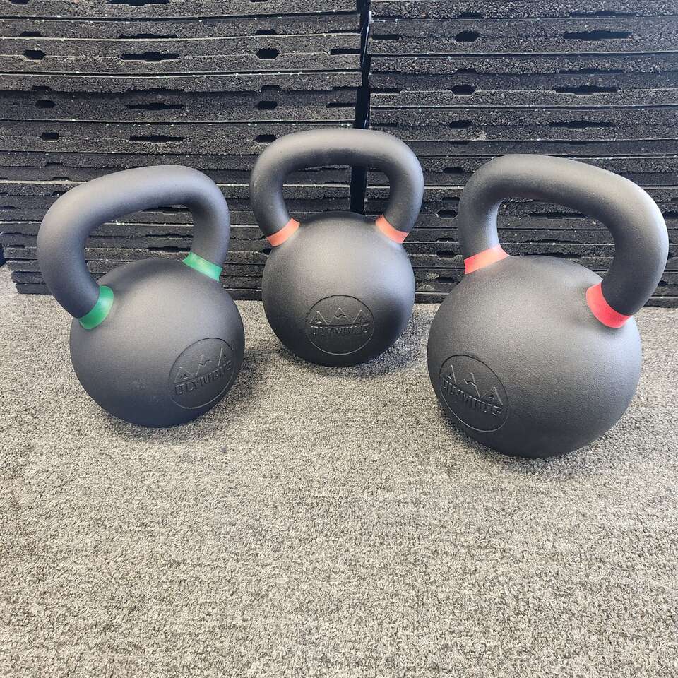 3 Piece 53-70LB Olympus Pro Kettlebell Set *KBW*