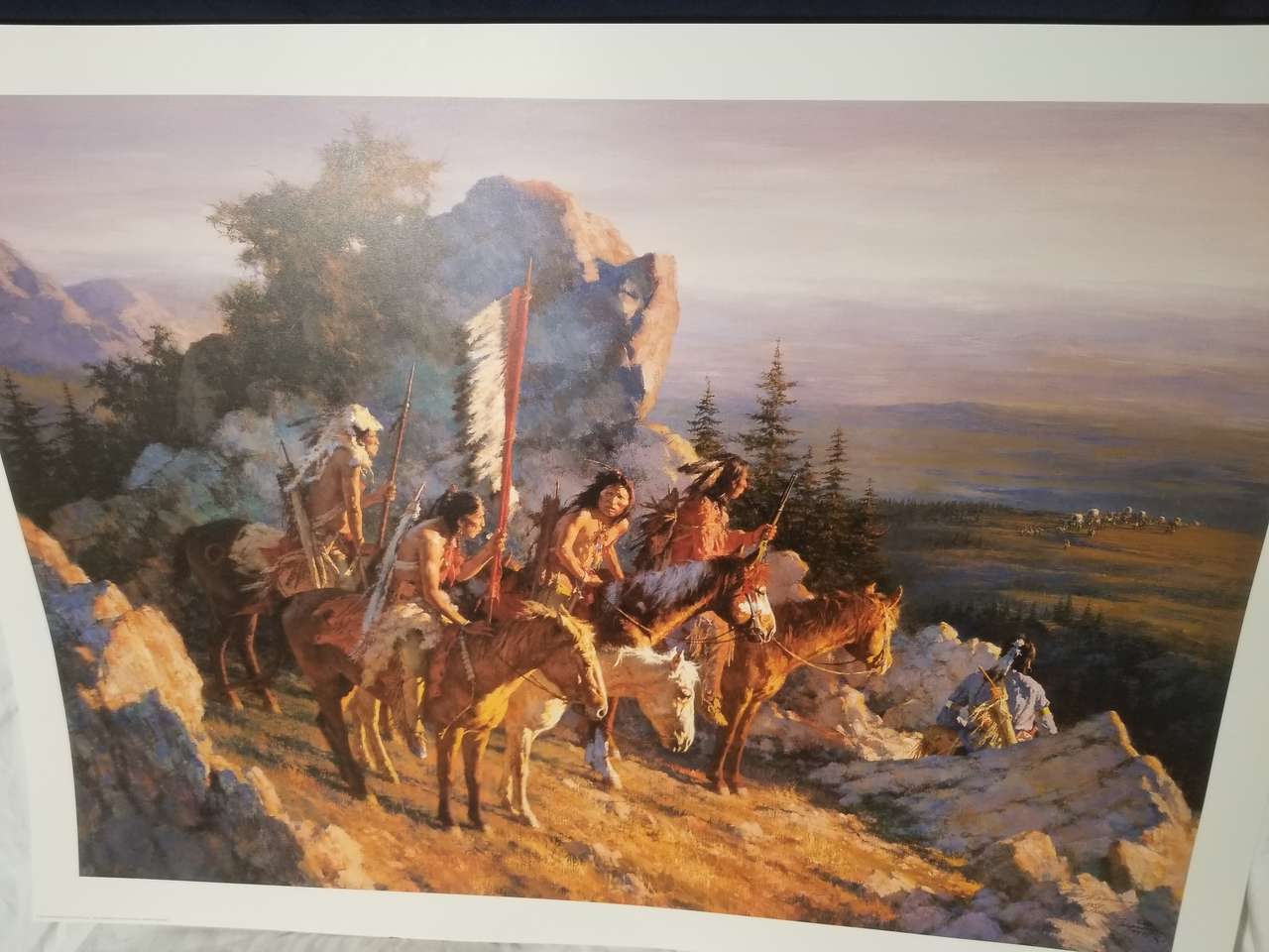 Howard Terpning "Gold Seekers to the Black Hills" Limited Edition 1996