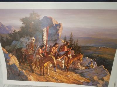 Howard Terpning "Gold Seekers to the Black Hills" Limited Edition 1996