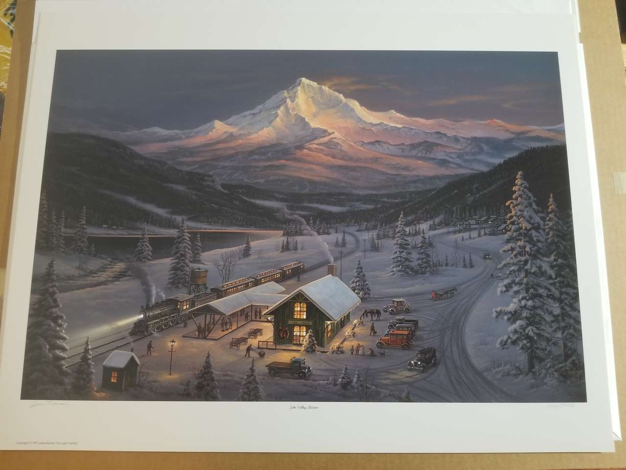 Jesse Barnes "Lake Valley Station" Limited Edition Print With COA & Sleeve