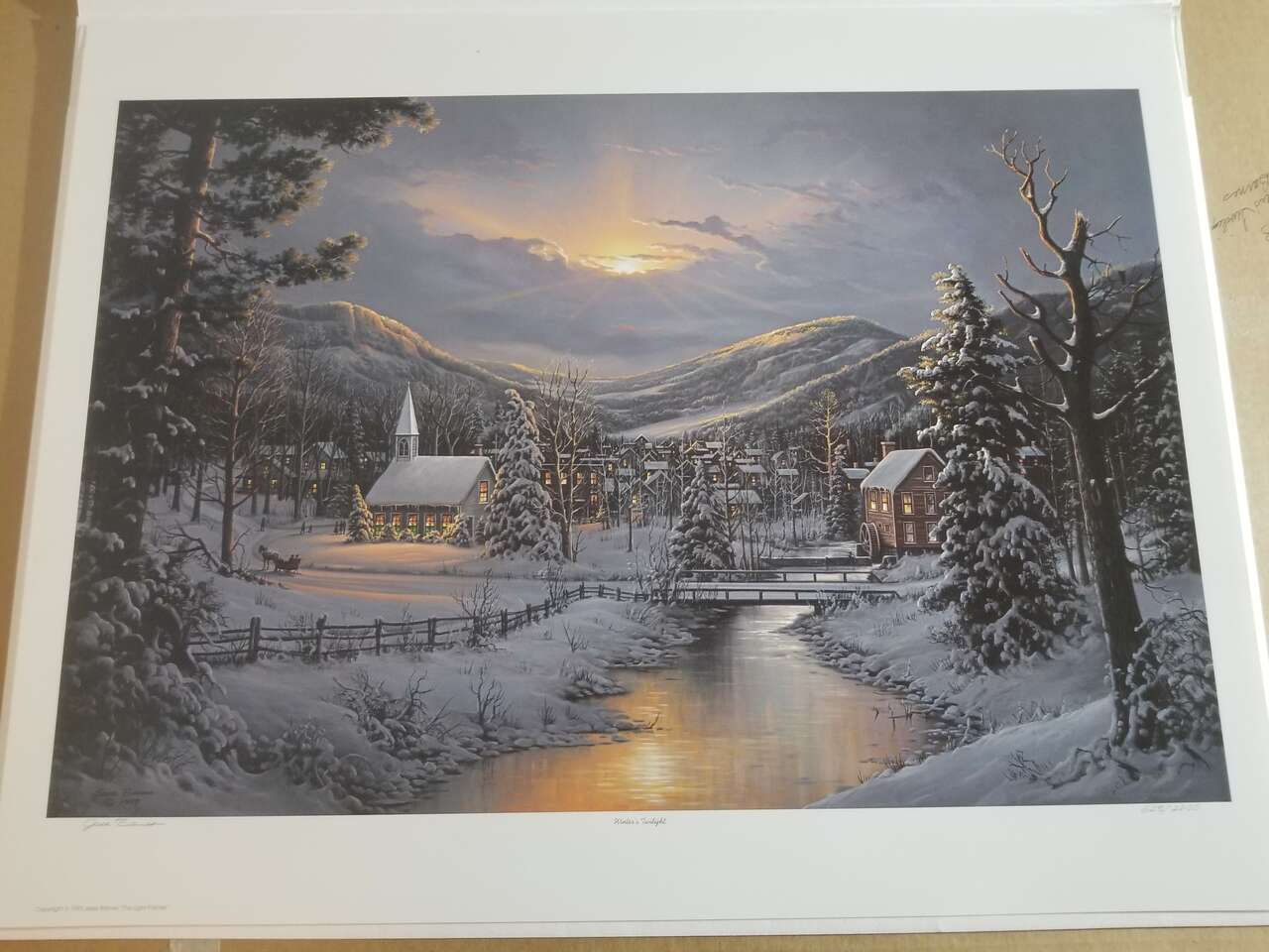 Jesse Barnes "Winter's Twilight" Limited Edition Print