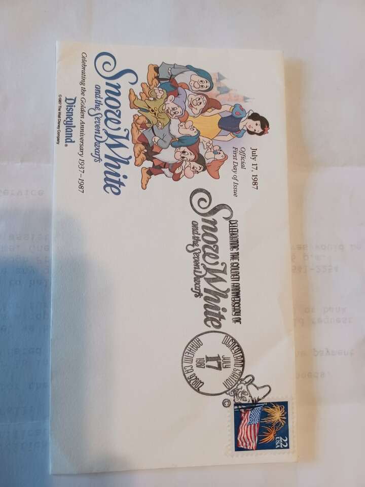 DISNEY Golden Anniversary Envelope