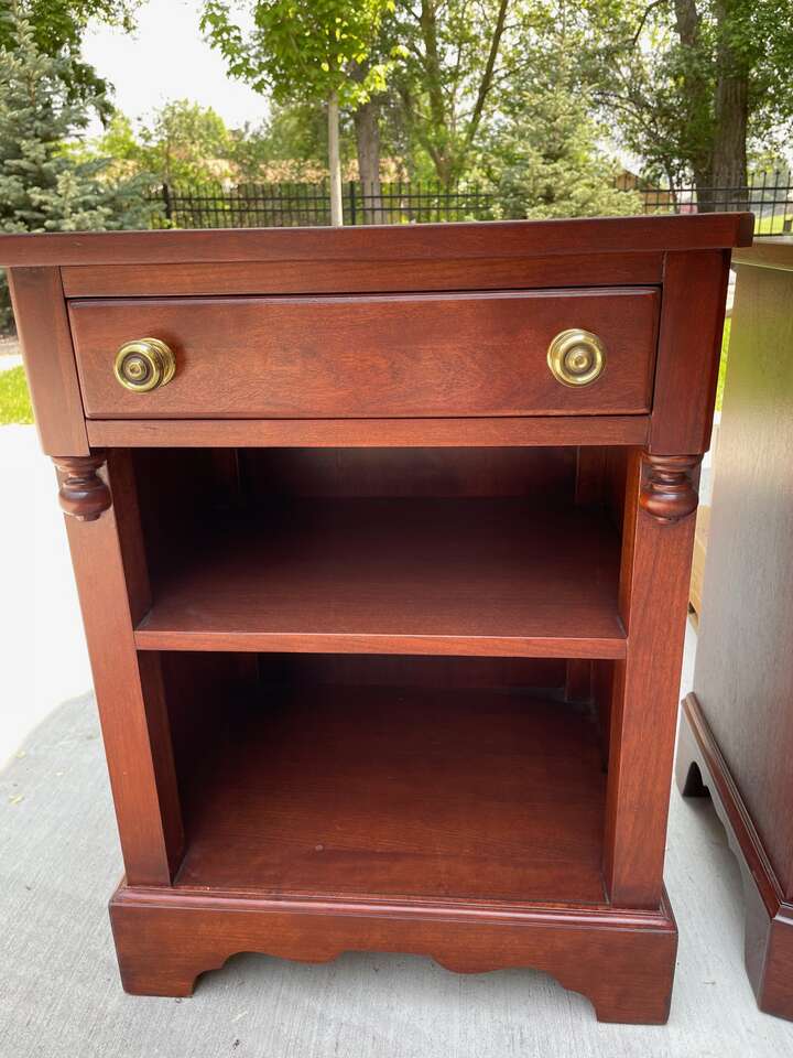 Antique Nightstand solid wood! Furniture