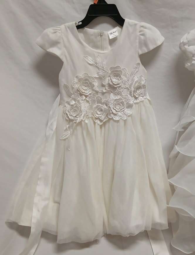 White Flower Girl Dress, Costume