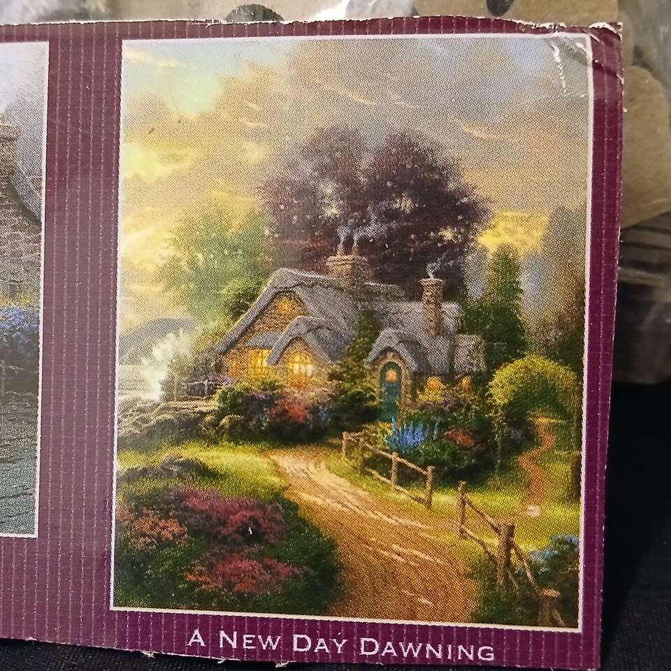 3 Thomas Kinkade puzzles