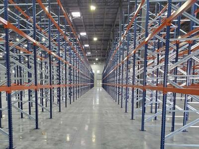 USED pallet racking beam and warehouse upright in stock - industrial strength, garage shelving