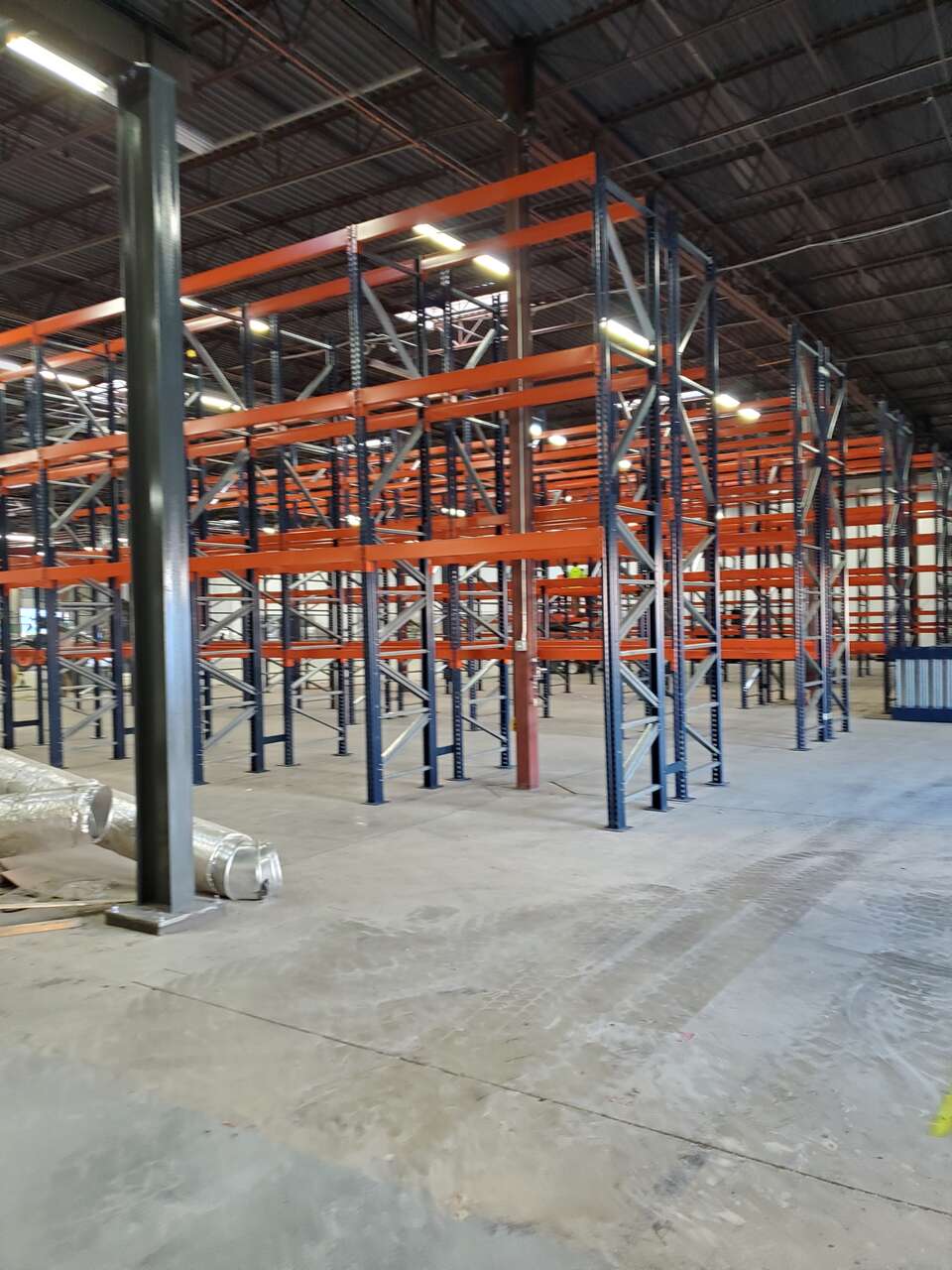 USED racking beams and warehouse upright in stock - industrial strength, garage shelving