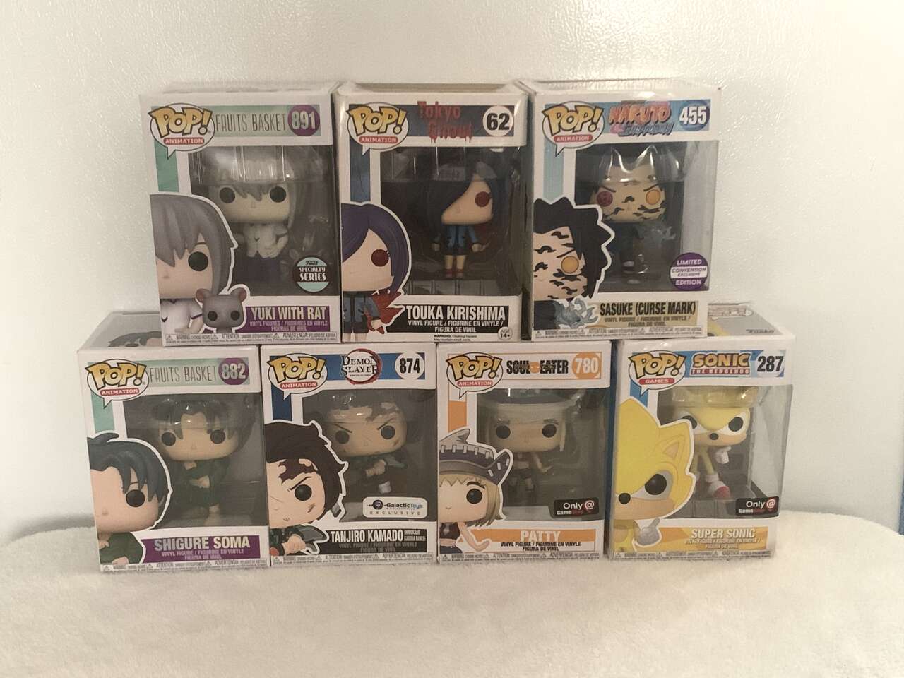 Anime Marvel Funko pops