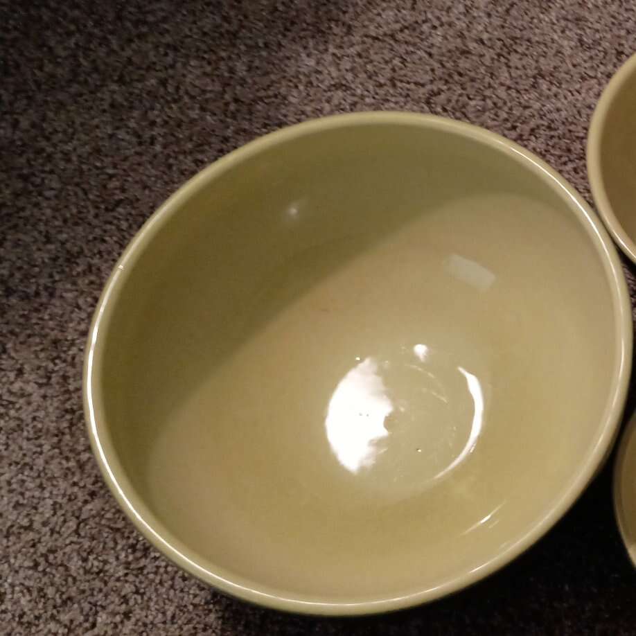 vintage hull ceramic bowls 1940's