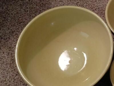 vintage hull ceramic bowls 1940's