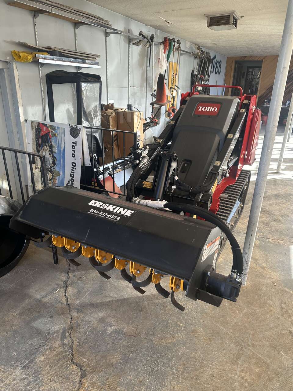 Toro Dingo Rotary Tiller Attachment