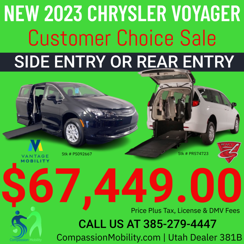 2023 Wheelchair Accessible Van General
