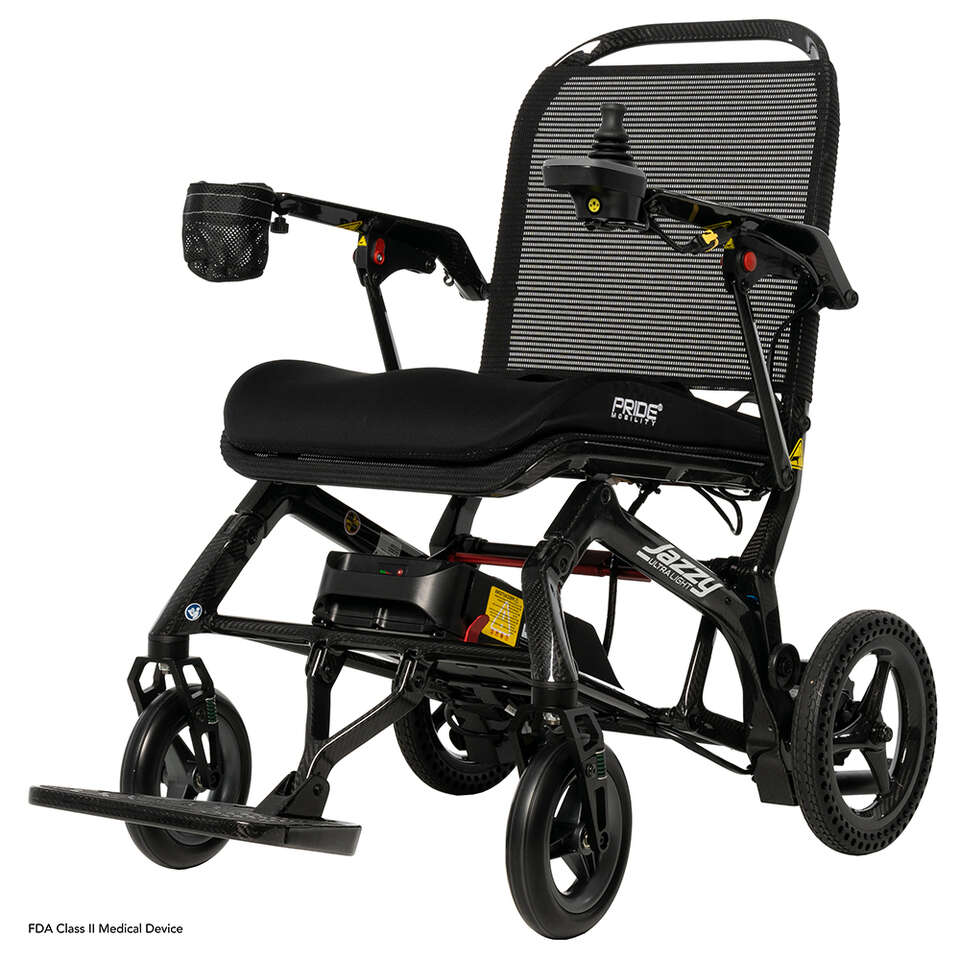 Lightweight 33 lbs. Power Wheelchair | Pride Mobility Jazzy® Ultra Light