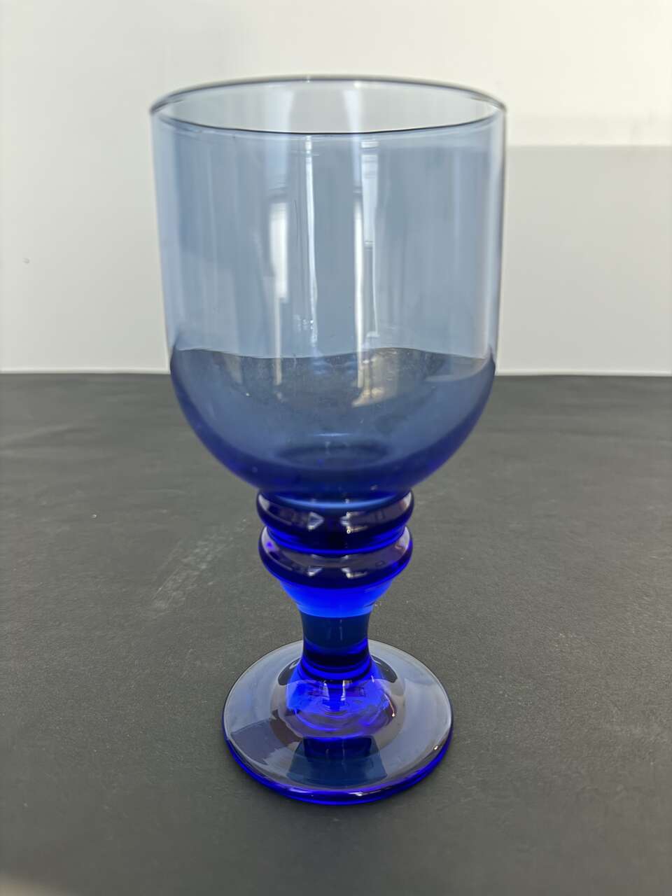 Vintage Libbey Cobalt Blue Drinking Glass
