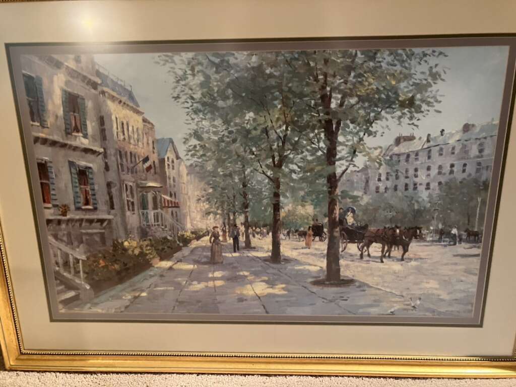 Thomas Kinkade; Robert Girrard A Touch of Spring