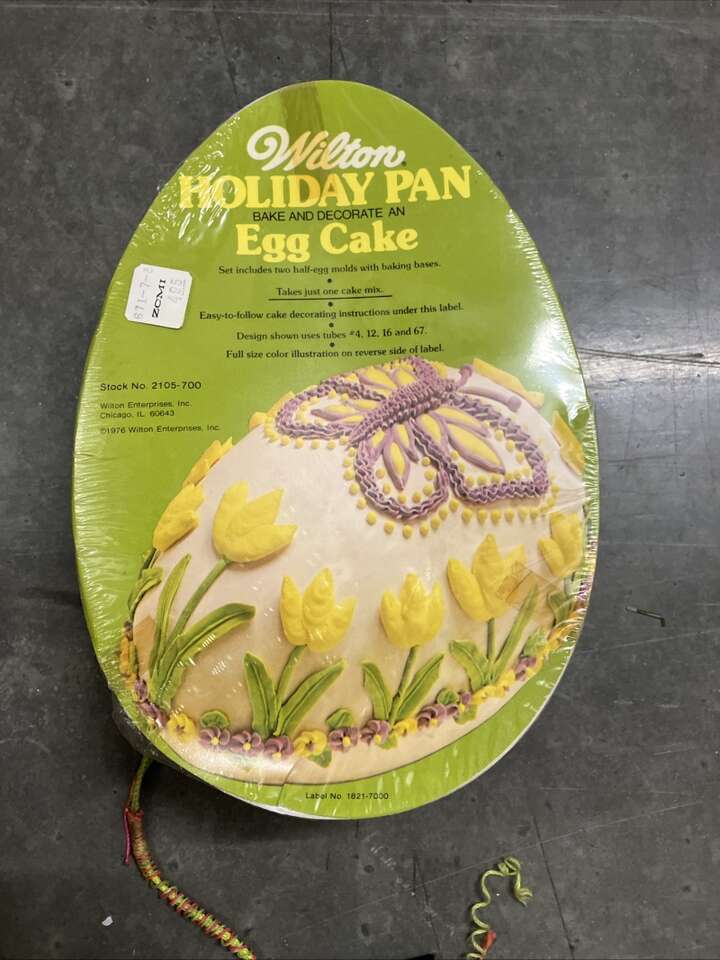 Vintage Wilton Easter Egg Cake Pan New