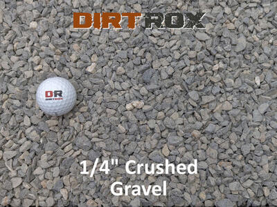 1/4" Crushed Gravel - Home Delivery by DirtRox.com