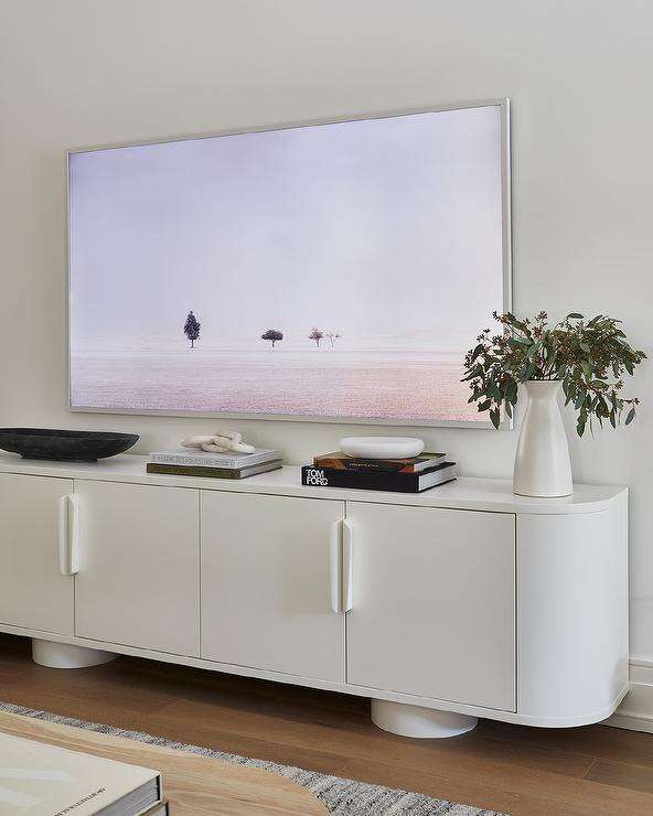 85 Inch Samsung Frame Bezel in White