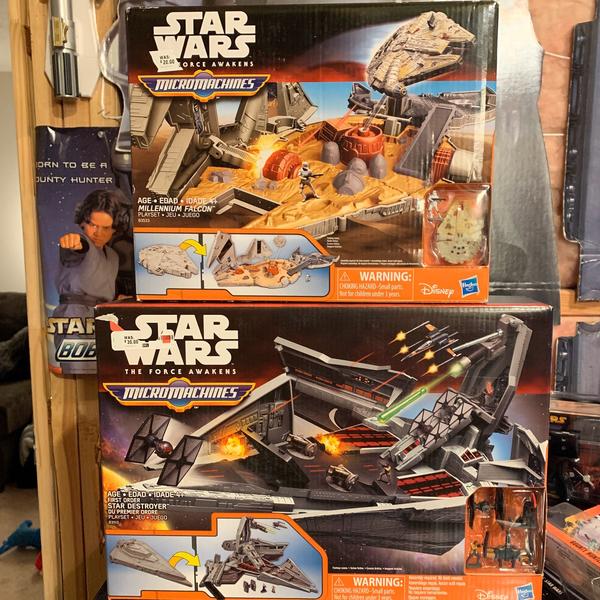 Star Wars Micromachine Sets- Falcon Star Destroyer