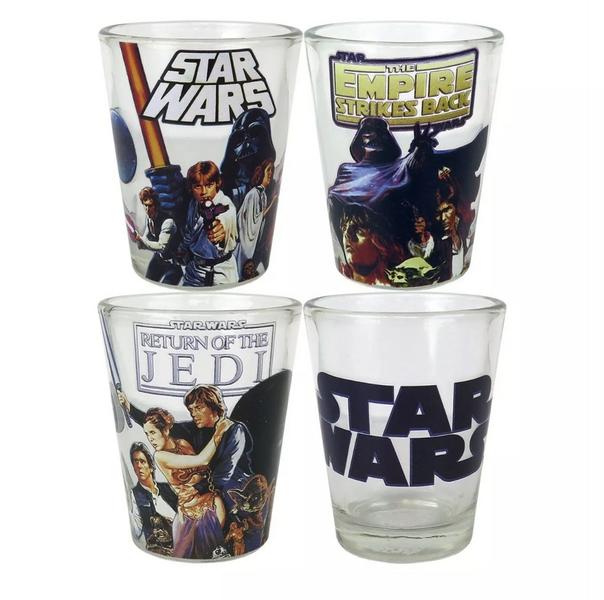 Star Wars Mini Glass Shot Glass Set Of 4