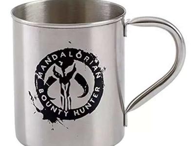 Star Wars Mandalorian Bounty Hunter Steel Mug