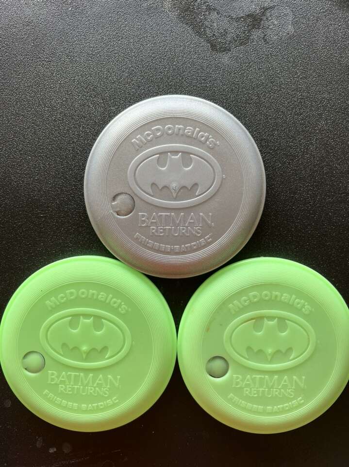 Batman Returns McDonalds Frisbee Batdisc