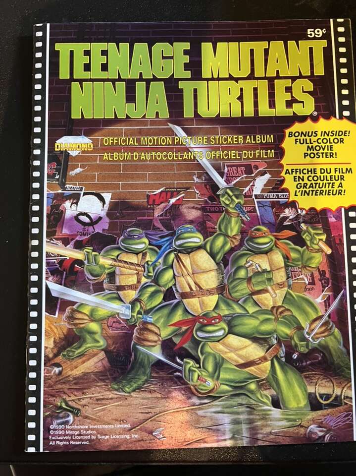 TMNT Diamond Movie Sticker Albu… | Books and Media | ksl.com