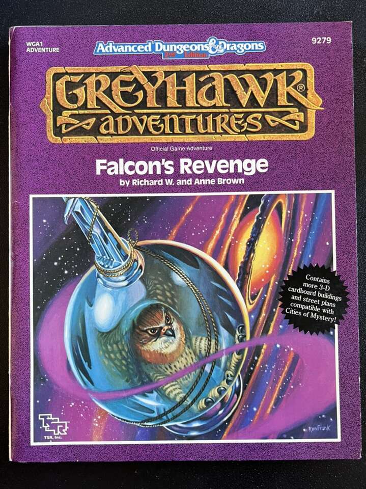 Falcons Revenge Greyhawk Adventure AD&D 1990