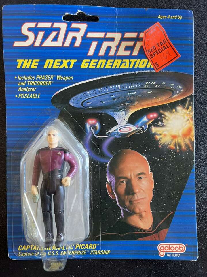 StarTrek The Next Generation Captain Picard 1988