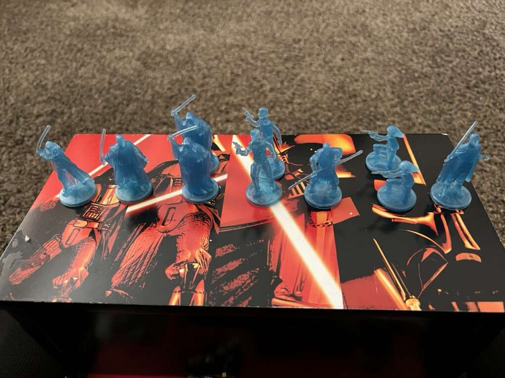 Star Wars Saga Hologram Mini Figures 2006