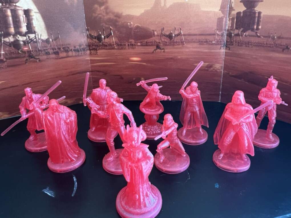 Star Wars Saga Hologram Mini Figures 2006