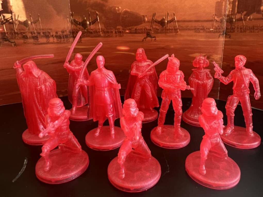 Star Wars Saga Hologram 2006 Mini Figure 10 pack