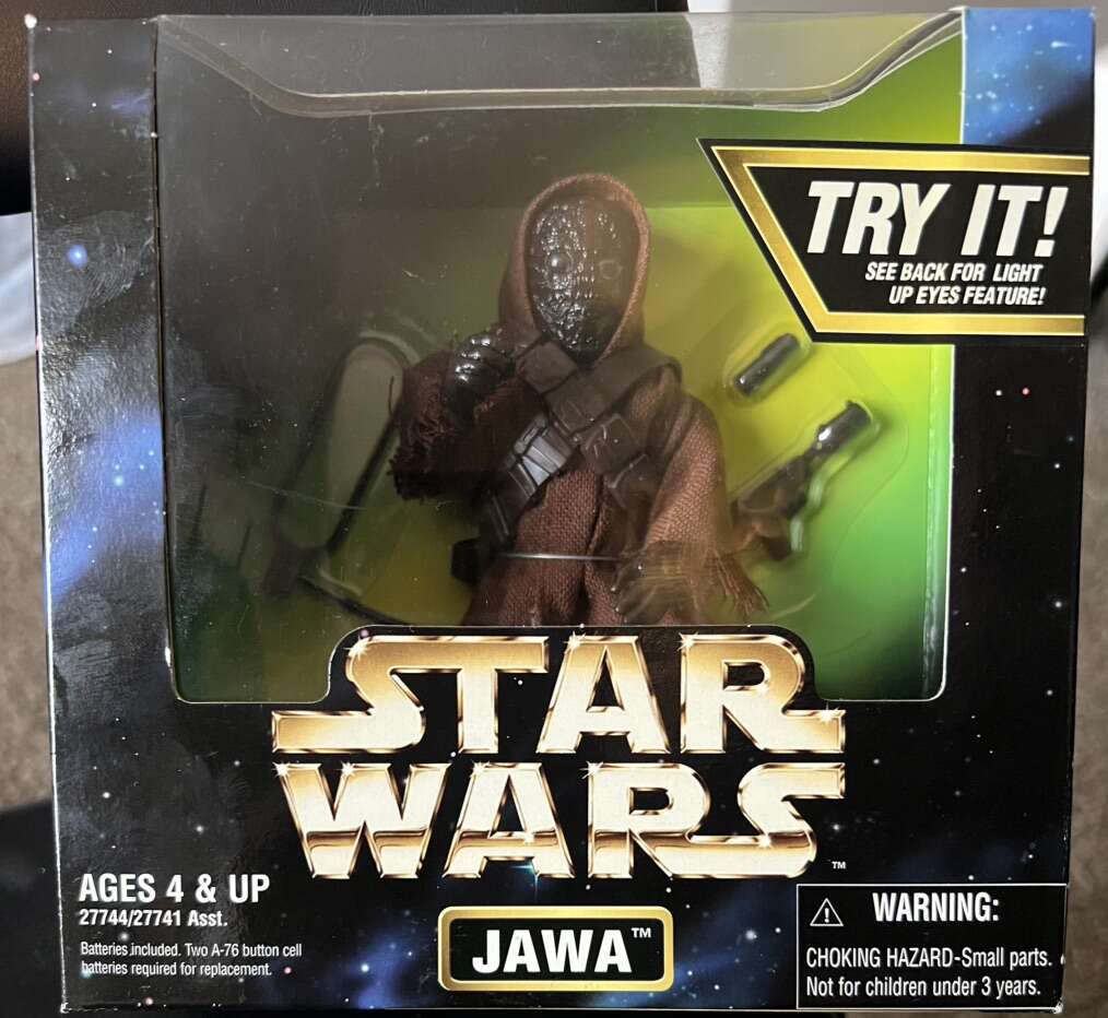 Star Wars Electronic Jawa STILL WORKS 1997