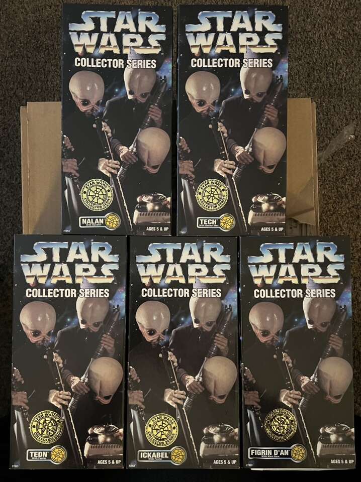 Star Wars Cantina Band Memebers Vintage 12 Inch