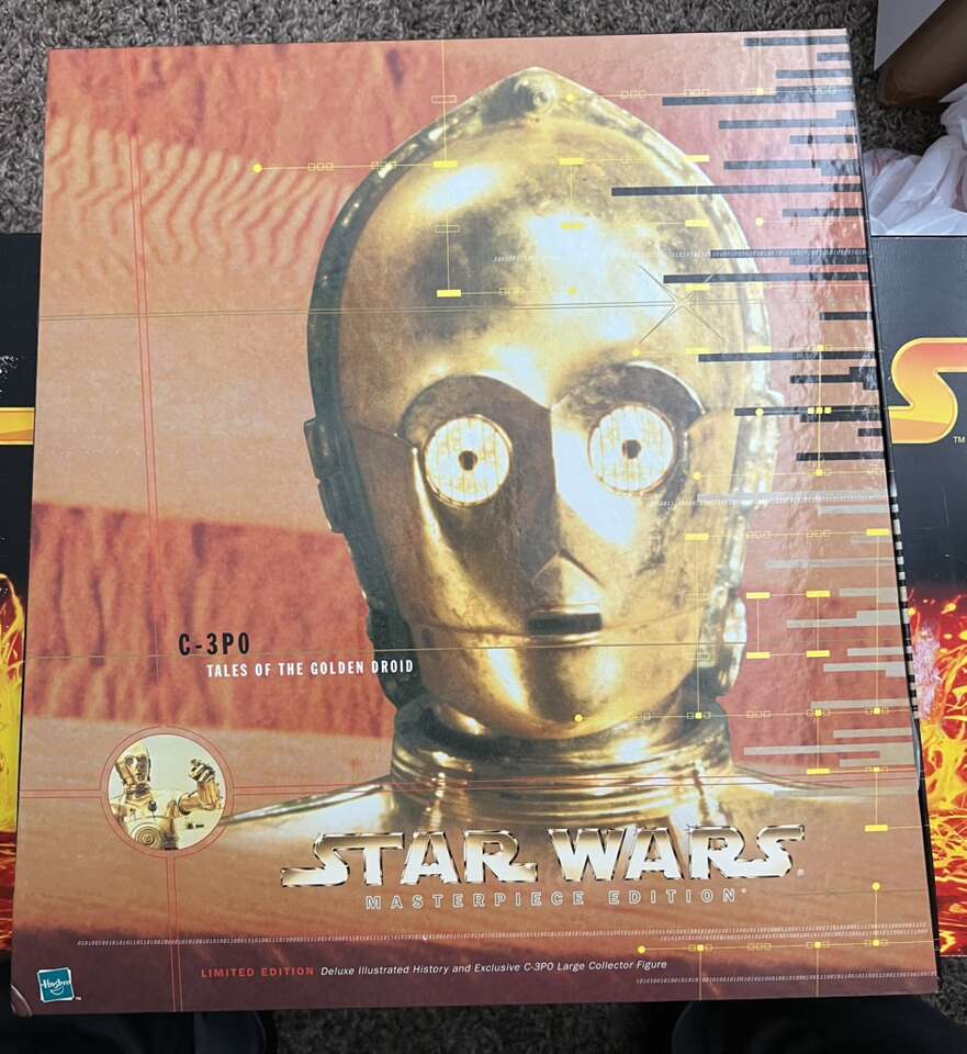 Star Wars C-3PO Masterpiece Edition Book Figure