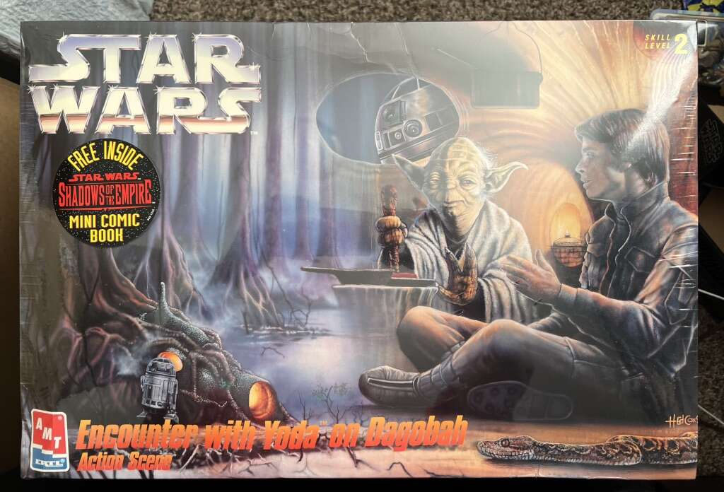 Star Wars Encounter With Yoda Model And Comic 1995