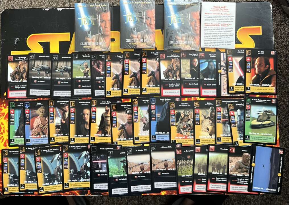 Star Wars Young Jedi Card Game Sample Packs