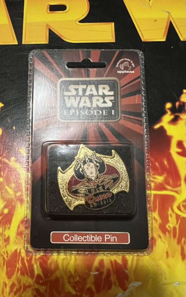 Star Wars Episode 1 Queen Amidala Pin VINTAGE