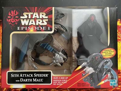 Star Wars Sith Attack Speeder with Darth Maul