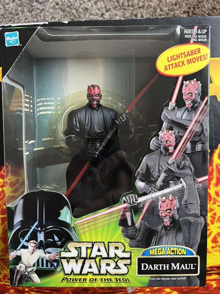 Star Wars Mega Action Darth Maul Figure 2000