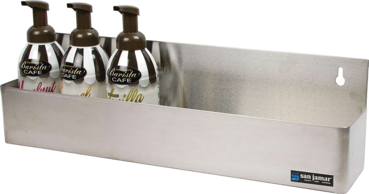 San Jamar Speed Rail with 5 Quart Capacity for  Stainless Steel, 22.25 Inches, Silver