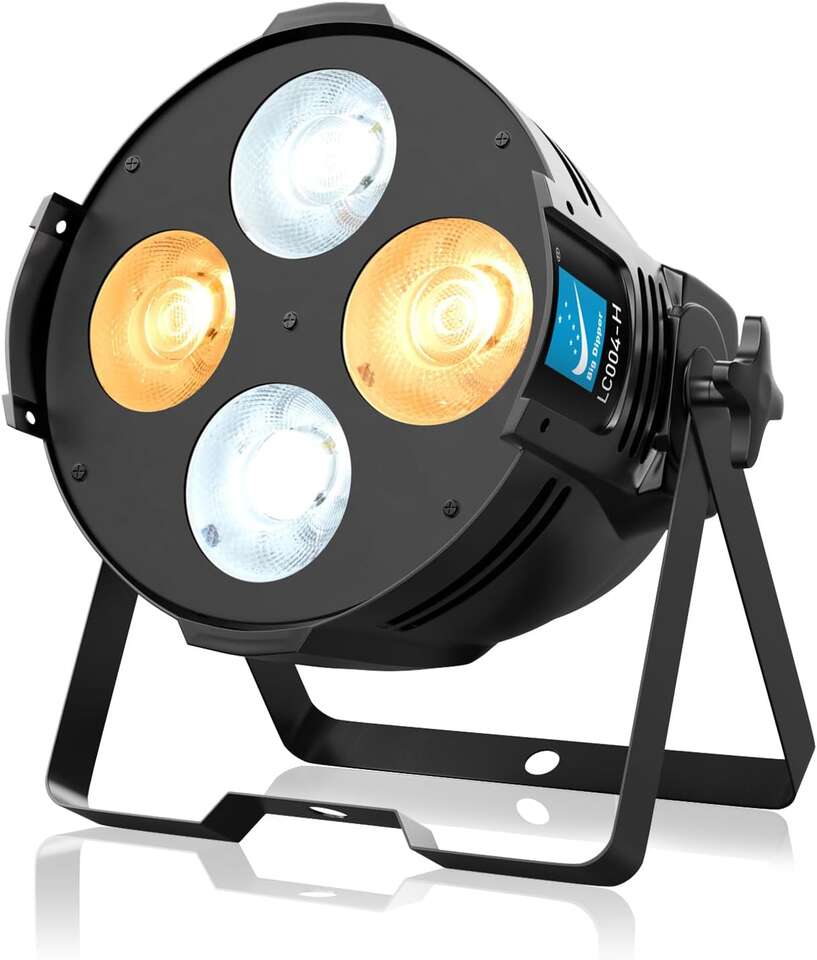 Stage Lights COB Stage Spotlight 4 * 40W DMX Sound Activated LED Par Lights 8400 L