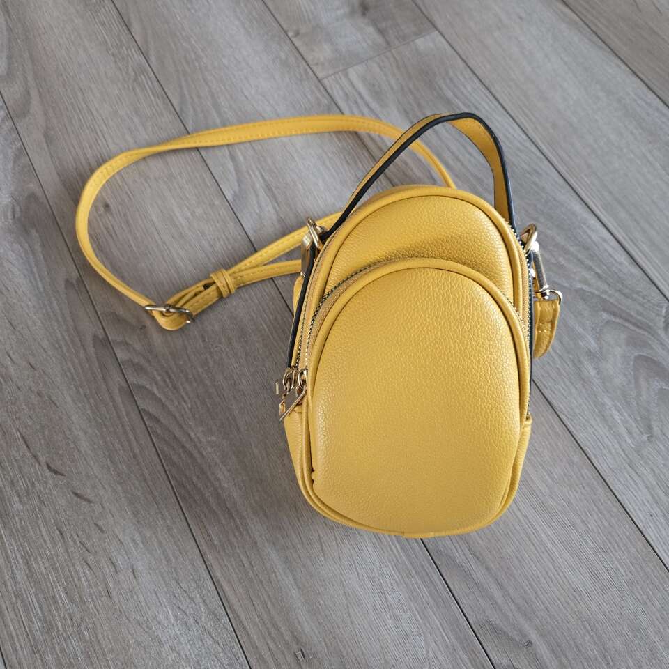 small crossbody bag purse yellow