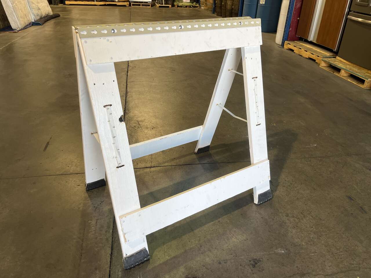 NEW Heavy Duty Sawhorses / Construction Stands - 5,000 lb capacity per pair - Fold-up