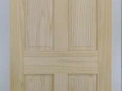 45% OFF! - NEW Unfinished Solid Wood Interior Door slabs - 6-Panel - Radiata Pine - 32" + 36" - 80" tall